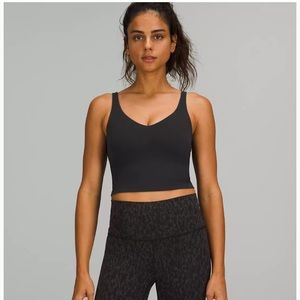 Lululemon Align black cropped tank